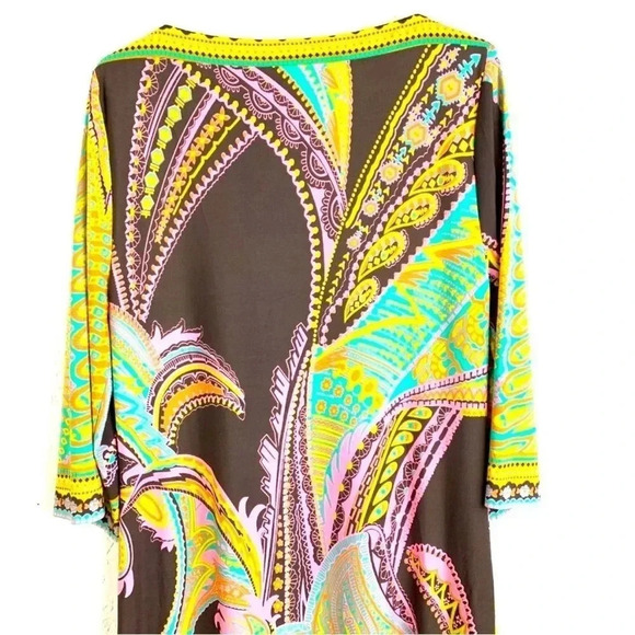 NEW Beige by ECI Size 6 Multicolor Boho Dress NWT - Picture 8 of 10